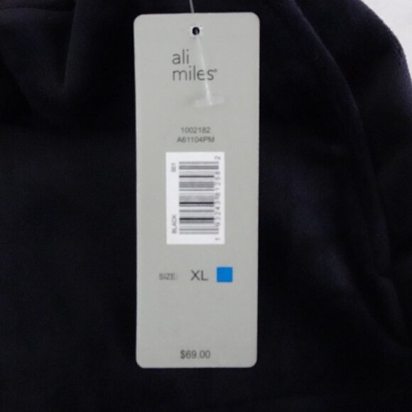 Ali Miles Velour Pants Women's Size XL Blue Pull On Elastic Waist - Picture 8 of 11